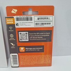 X3 Boost Mobile SIM Card Activation Kit – Brand New (Factory Sealed)