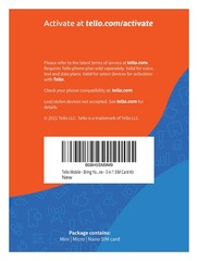 Mobile – US Prepaid SIM Card (3 in 1) | Bring Your Own Phone Kit | Phone Plan…