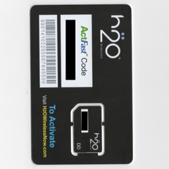 Set Of 10 H2O Wireless SIM Starter Kits