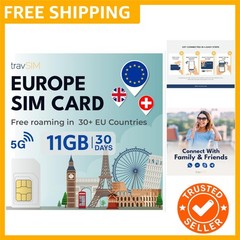 SIM Card | Data with 4G/5G speeds | Unlimited Calls | Use in the UK, Switzerl…