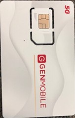 GenMobile 4G/5G SIM-Includes FREE month of $40 plan! No Contract! 16GB DATA