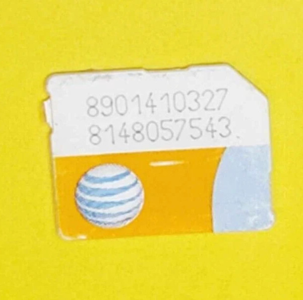 *USED* AT&T MICRO SIM CARD RESTORING TEST CELL PHONE BYPASS UNLOCK UNLOCKING