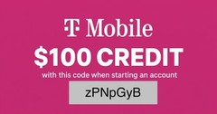 T-Mobile $100 Credit When you Sign Up
