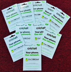 CRICKET SIM ⭐ 30 Days Unlimited Talk Text Data ✅ 5G High Speed Wireless Kit