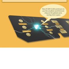 Card Sticker R-SIM18 CLUB All System Unlock Auto Pop-up Version iOS16 Unlock