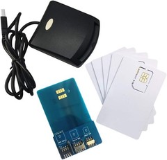 4G SIM Card Reader Writer + 5 Blank Cards for Windows