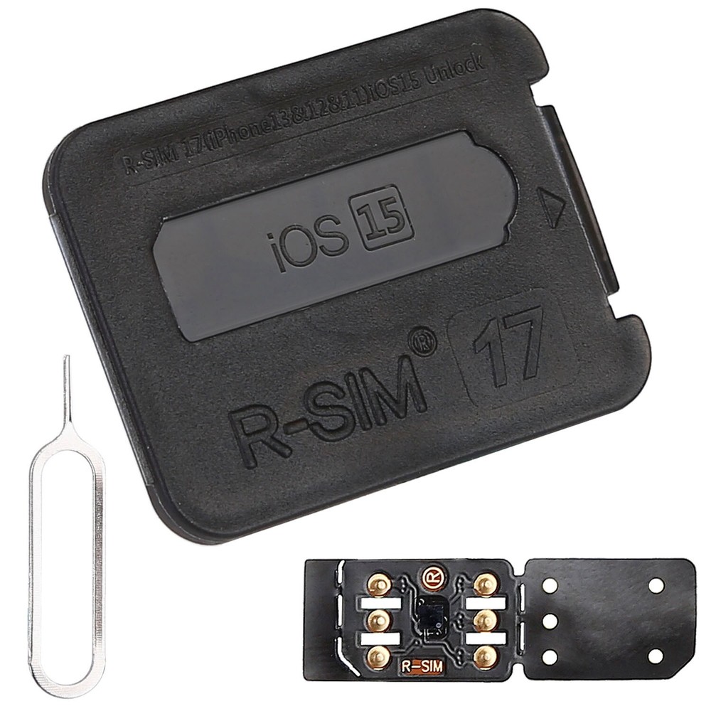 New R-SIM17 Unlock Card for iPhone 13/12/11/XR/X/8/7, iOS15 Compatible