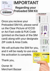 H2O Wireless SIM card with 90 days (3 months) of 10GB data ($30 plan)