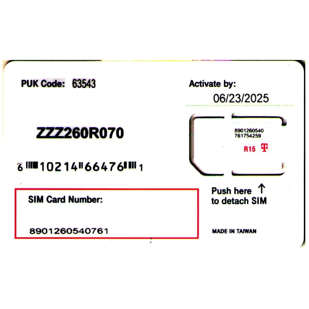 Prepaid SIM Card Unlimited Data USA/Mexico – 30 Days