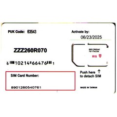 Prepaid SIM Card Unlimited Data USA/Mexico – 30 Days