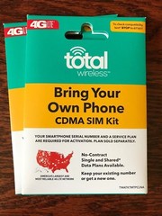 TOTAL WIRELESS CDMA SIM KIT IPHONE 13 12 11 XR XS MAX X 8 7 PLUS MINI GALAXY