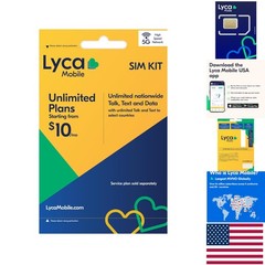Get Connected: Lyca Mobile 5G/4G Prepaid SIM Card | Unlimited Data & Talk