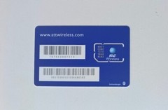 New but Older ATT Wireless GSM Cell Phone SIM Card