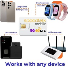 11 Preloaded SIM Card | Unlimited Talk & Text | 30-Day Plan
