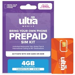 Prepaid Phone Plan – 4GB 5G Data – Unlimited Talk & Text`