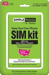 , Powered by Tmobile, Universal Sim Kit