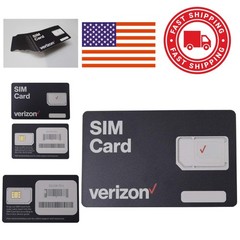 Wireless 4G LTE SIM Card 3 in 1 Nano Micro Standard Sizes Compatible with Phones