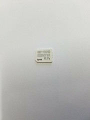 Sprint Boost Virgin Mobile Nano Sim Card ICCID LG Tribute HD LS676 80.01a Sims