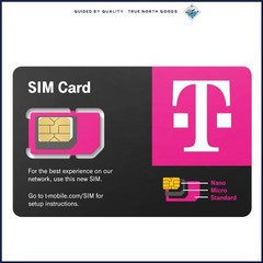 SIM Card with Unlimited Calls and Texts, 30-Day Service in USA and Mexico
