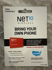 Net10 Wireless Bring Your Own Phone Activation Kit – CDMA ~ Nationwide Coverage