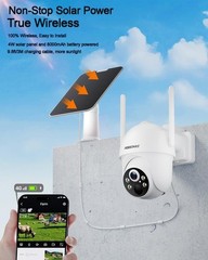 4G LTE Cellular Security Camera No WiFi Solar Outdoor Night Vision With SIM Card