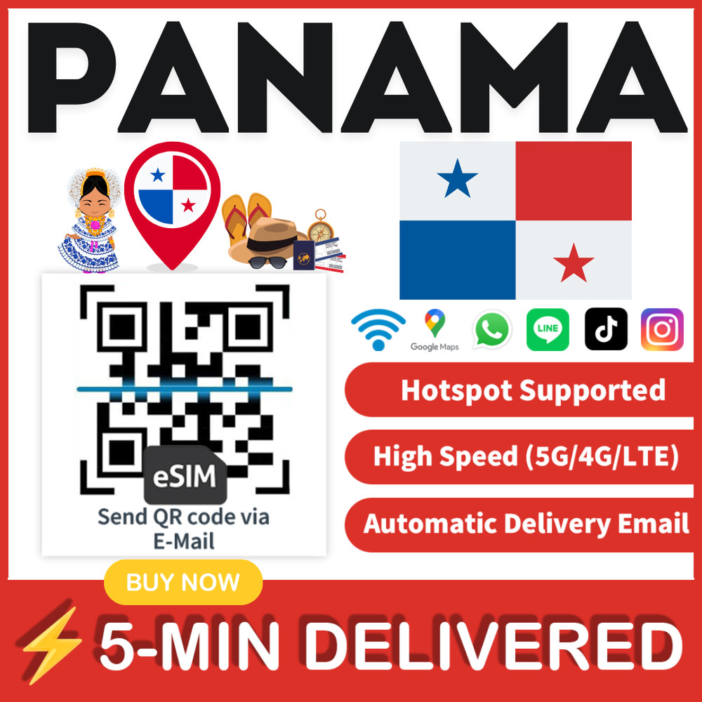 [eSIM] Panama SIM e-SIM card Travel eSim card Tarjeta eSIM Dato North America A+