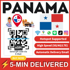 [eSIM] Panama SIM e-SIM card Travel eSim card Tarjeta eSIM Dato North America A+