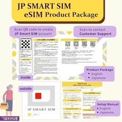 eSIM for Japan – 30 Days Data-Only Plan, 10GB, 4G/LTE, Nationwide Coverage, Easy
