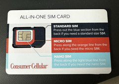 Consumer Cellular Sim Card Only Sim Card