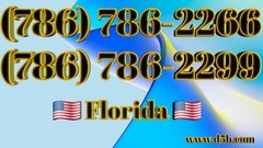A Rare Phone Number of Miami Florida Arae Code (786) 786-XXYY