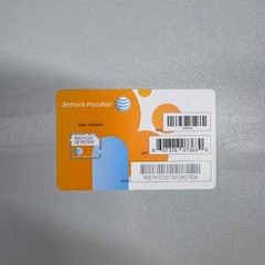 LOT Of 10 NEW/SEALED AT&T Micro-SIM Card, SKU: 40954 Apple, Samsung, Motorola…