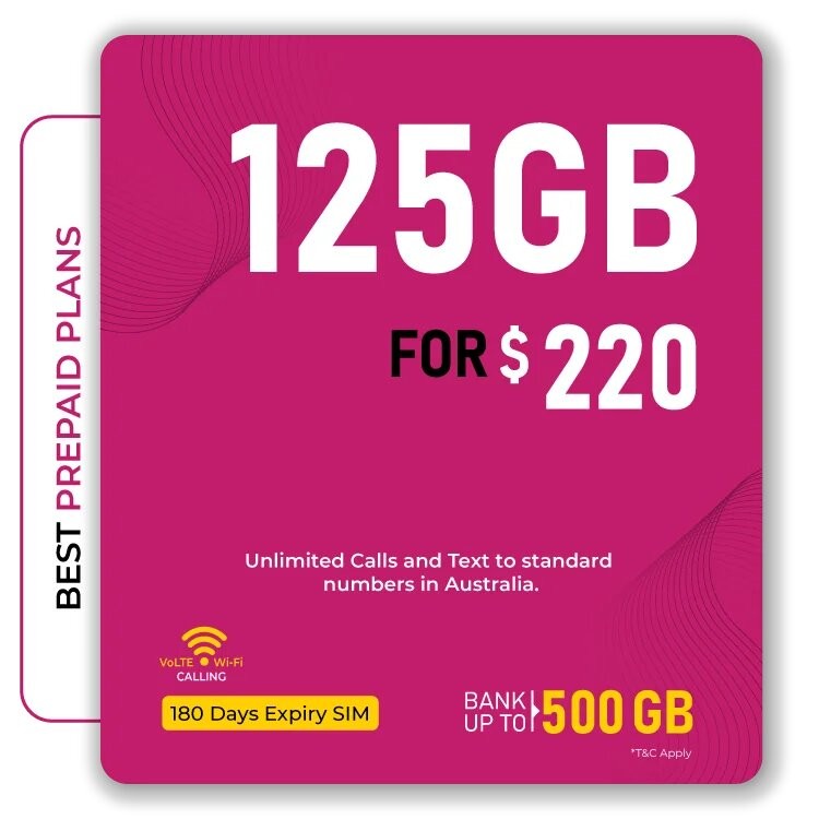 Telsim $220 Prepaid Sim Card Starter Kit Pack