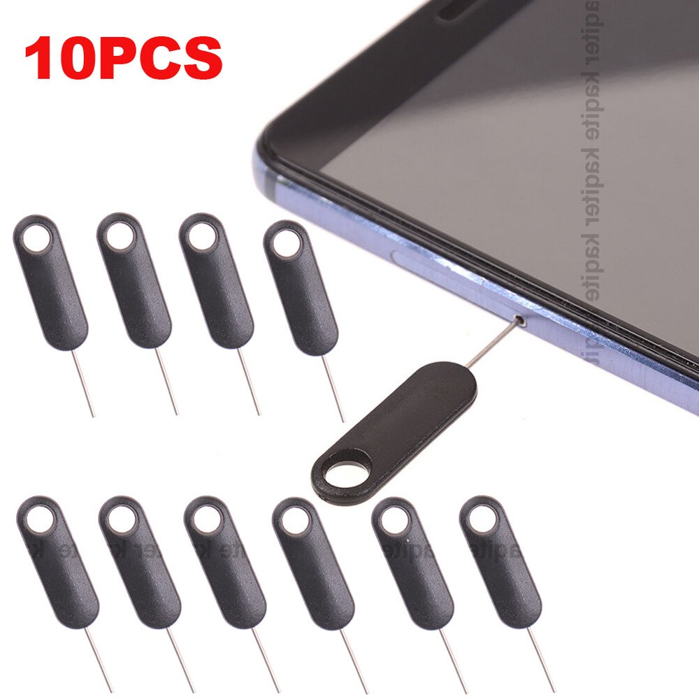 10PACK – SIM Card Tray Remover Eject Needle Tool Key Pin Universal Ejector Open
