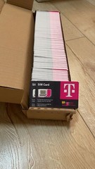 LOT OF 10 UNITS T-Mobile 5G LTE 4G SIM CARD FITS ALL PHONES FOR NEW ACTIVATION