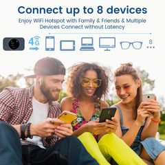 S2 Portable Wifi Hotspot,10Gb Free USA Data for 30 Days,No Sim Card Needed,4G LT