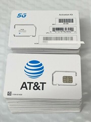 AT&T 5G & 4G TRIPLE SIM CARD «3 IN 1» NANO 4FF 4G 5G LTE GSM • ATT NEW