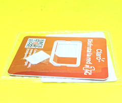 CLARO USED MOBILE NANO-MICRO-REGULAR SIM CARD RESTORING TEST PHONE BYPASS UNLOCK