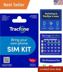 Budget-Friendly Prepaid SIM Kit with 4G LTE/5G: Activate Your Own Phone Easily