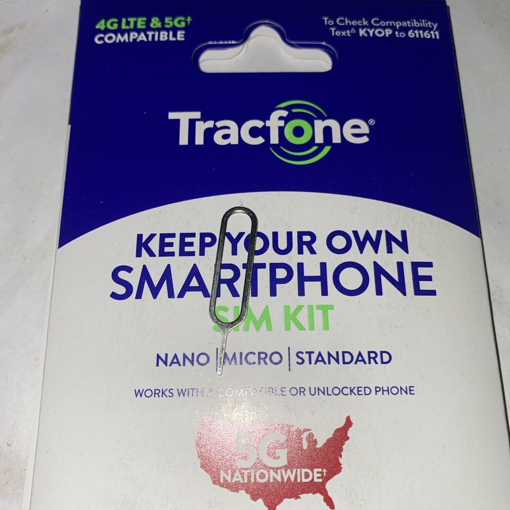X2 Verizon To Tracfone Pin KYOP Keep Your Own Phone Sim Card 3/1 Kit Cdma Save