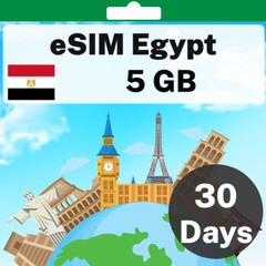 eSIM Egypt – 5 GB – 30 Days – Travel eSIM | QR code activation