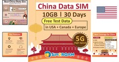 10GB High-Speed China SIM Card – 30 Days of Uncensored Internet Access & Support