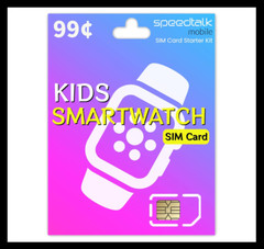 NEW SpeedTalk Smartwatch Micro Nano SIM Card Kit 5G 4G LTE Kids Smart Watch GPS