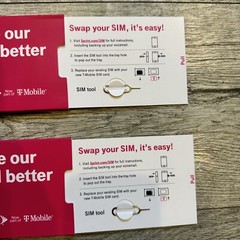 T-mobile Sprint SIM CARD AND TOOL SIM Kit Lot Swap SIM stay connected NEW