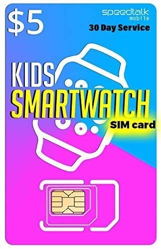 SpeedTalk Mobile $5 Preloaded SIM Card Kit for Kids Smart Original Version