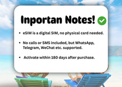 Europe (40+areas)Travel eSIM,1-5GB,7-30Days,QR Code,Same Day Delivery,Easy Setup