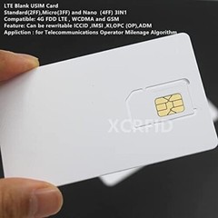 Writable Programmable Blank SIM USIM Card 4G LTE WCDMA GSM Nano Micro SIM