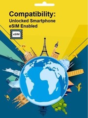 SALE! South Korea Travel SIM Card DATA eSIM 3GB 30Days QR Code 1 Day Delivery