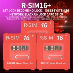 Upgrade RSIM 16+ Nano Unlock Card,for iPhone 13 Pro 12 Pro Max X XS Max 8 IOS 15
