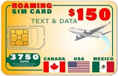 SpeedTalk USA Canada Mexico 5G 4G GSM SIM Card – Rollover 3750 Text Data 1 Year