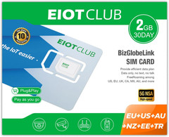 International Data Only SIM Card, 2GB 30-Day, No Phone Number, Triple-Cut | Prep